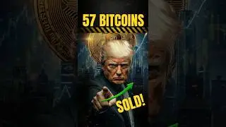 ⚠️The US Govt Just Sold 57 bitcoins