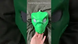 Dragon mask progress :D #cosplay #furry #fauxfur #fursuit #dinomask #notatherian #therian #antizoo