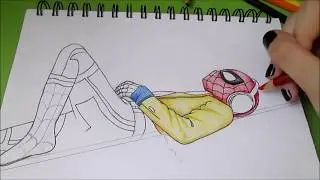 Drawing: Spider-man homecoming