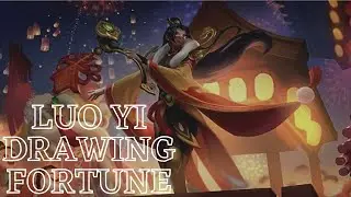 GIVEAWAY SKIN !! CNY Script Skin Luo Yi &bull; Drawing Fortune | &bull; Full Effect &bull; All Patch |Mobile Legend