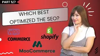 Which best optimized the SEO? Shopify vs Woocommerce vs Moocommerce