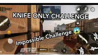 Knife Only Challenge in Codm? no problem