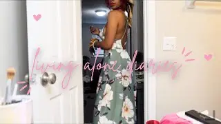 living alone diaries: grwm for a fashion show event + unboxing PR presents
