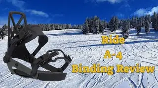 The 2024 Ride A-4 Snowboard Binding Review