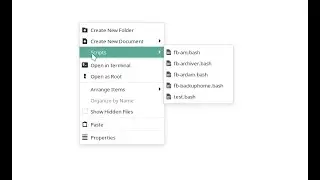 Run a script from contextual menu on Nemo (Cinnamon)