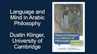 Language and Mind in Arabic Philosophy - Dustin Klinger