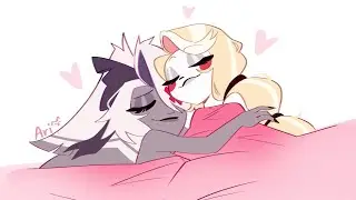 What Happened After EASY Song | Hazbin Hotel Chaggie Lewd Fan Comic 