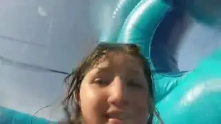 Waterslide fun