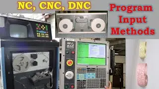 Program input methods of Numerical Controlled Machines, Punched Tape