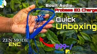 Boult Audio ProBass EQ Charge Unboxing