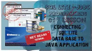 Connect Your Java Application to SQLite Data Base