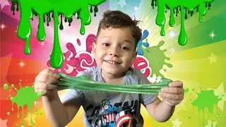 Bernardo estava BRINCANDO  de SLIME  e fez uma PEGADINHA de SLIME com a MAMÃE/PAPAI E LUNA!