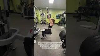 Supinated Grip Lat Pulldown Machine #exercisedemo #strengthexercises #backexcercise