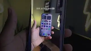 Check out the newly released IOS 26.