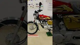 CG125 Self Gold 2026 Model Red Available At Niazi Honda Center Depalpur