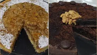 جديد 2 طارتات بالشكلاط والقهوة و اللوز و قشور الحامض بطريقة سهلة ورائعة مع الشاف ربيعة