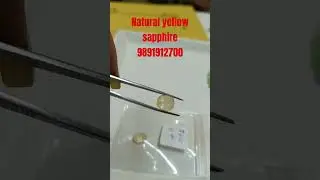 NATURAL YELLOW SAPPHIRE #trending #univers #youtubeshorts #gemstone #viral