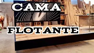 #como hacer base de cama flotante Kings paso a paso + muy fácil y elegante.