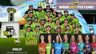 Women's Big Bash league 2021 full schedule|| Wbbl matches,dates,and timing ||Cricket World