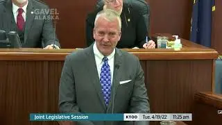 Sen. Dan Sullivan (R-Alaska) delivers annual address to the Alaska Legislature - April 19, 2022