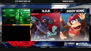 Elite Smash Friday #50 - Violet (R.O.B.) Vs. Co-op (Diddy Kong) - Winners Round 2