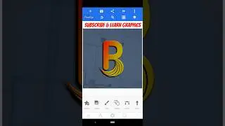 B letter logo design pixellab || How to create a logo || Professional logo design pixellab