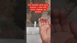 Bolsa exc&ecirc;ntrica para vaso sanit&aacute;rio!