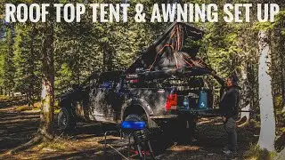OVERLAND SET UP RTT & AWNING CAMPSITE | REMOTE LOCATION PARTY & BONFIRE | CANADA | PINOY OVERLAND