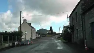 Driving On Place de l'&Eacute;glise, Route de Kerien & Au Bourg, 22160 Ma&euml;l-Pestivien, Brittany, France