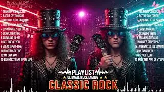 Ultimate Rock Fuel Playlist Metallica Bon Jovi ACDC Guns N Roses Queen Nirvana Pink Floyd