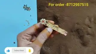 Easy centre clip making video #customized #handmade #trending #viral #viralvideo 