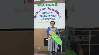 peacock role play presented by Loka pavani MPUPS VEMULAPADU