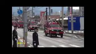 [Japan] Fire truck parade!