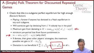GTO-5-07: A Folk Theorem for Discounted Repeated Games