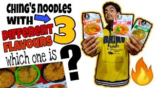 Ching's Noodles review || Hot Garlic, Manchurian, Schezwan review || 3 Ching's Nooodles review