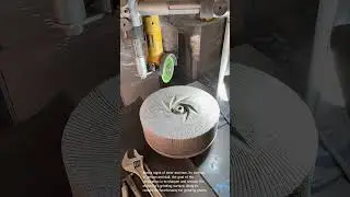 Grinding Stone Restoration: Sharpening a Millstone with an Angle Grinder