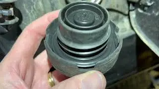 Porsche Cayenne fuel cap seal change