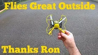 Hasakee H1 BEE Mini Drone Outdoor Flight Thanks Ron Brown