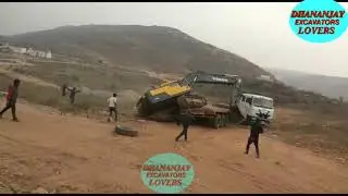 Troller par Upload karte poklene kaise hua Mistake // Dhananjay Excavator Lovers