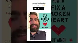 #GuyWinch #EmotionalFirstAid #HowToFixABrokenHeart #books #book #reading #booklover #bookworm