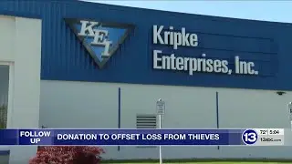 Kripke Enterprises donates to Triangular Processing to offset loss from thieves