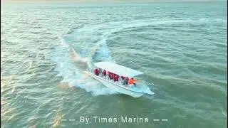 Times Marine  30 Feet Passenger boat tested on water before delivery