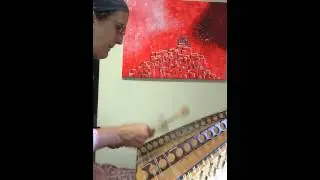 Ayazein on hammered dulcimer