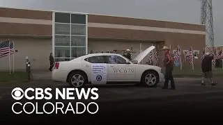 Son of fallen deputy bids for father's patrol car, auction ends in tears