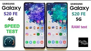 Samsung Galaxy S20 FE 4G vs 5G - Speed Test + RAM management
