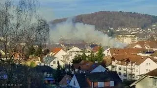 Brand in L&ouml;rrach-Brombach