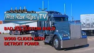 CUSTOM IRON ON A BRAND NEW W900 GLIDER - BUILT BY THE BEST - HOT ROD RIGS TV