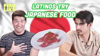 Latinos Try & Rate Japanese Food! (Sushi, Agedashi Tofu, Umeboshi) | Pero Like
