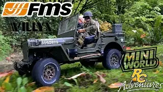 Willys military Jeep, FMS Roc Hobby 1/6 scale RC  #jeep #willys #fms #rochobby #rcscale #rc