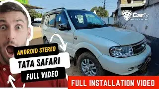 Tata Safari Android stereo |CARFY X1 #android #car #tatasafari